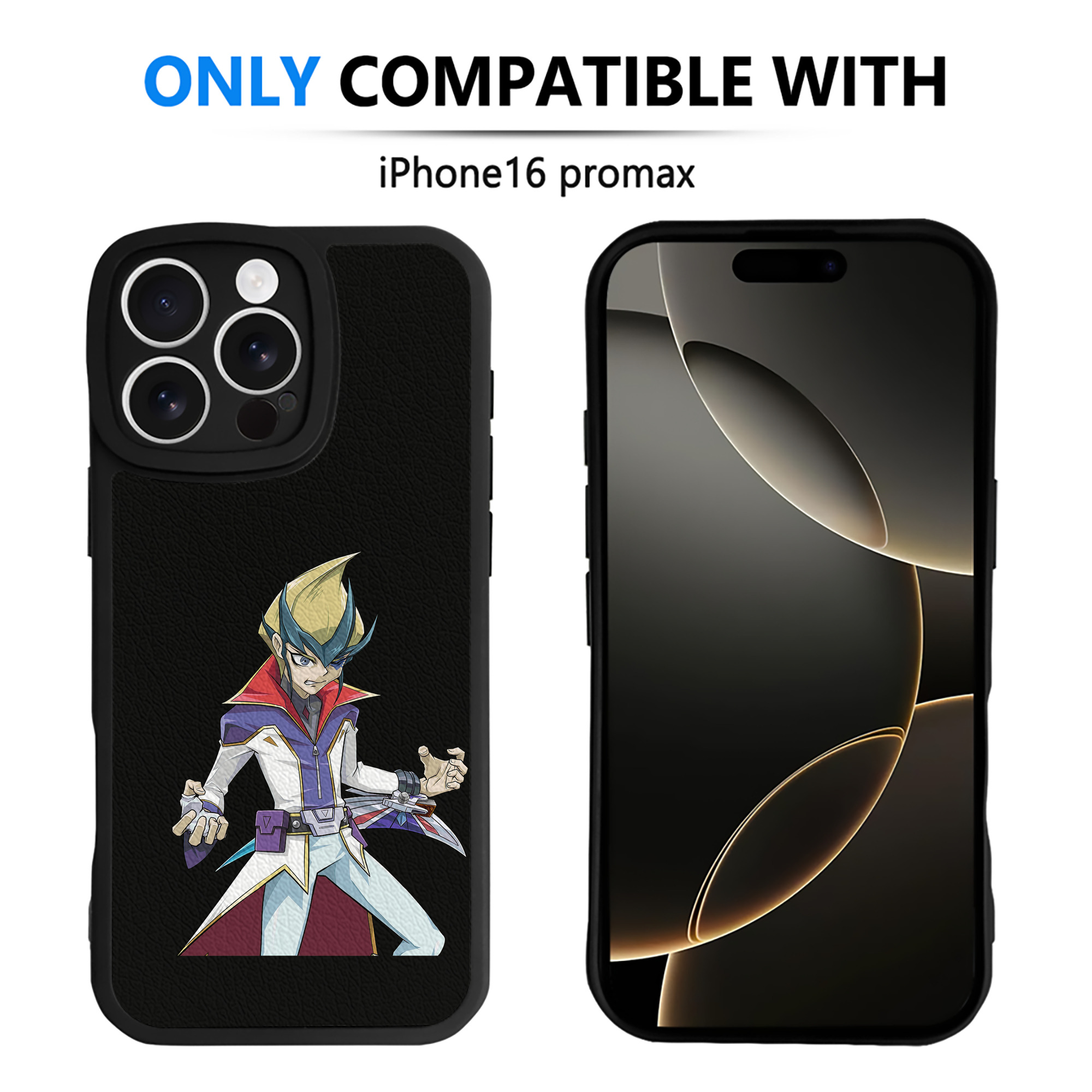遊☆戯☆王 Yu-Gi-Oh! 【iPhone 16シリーズ対応】シリコンスマホケース（レザー調） 材質：シリコン